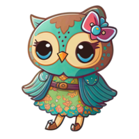 Cute Stickers Owls png