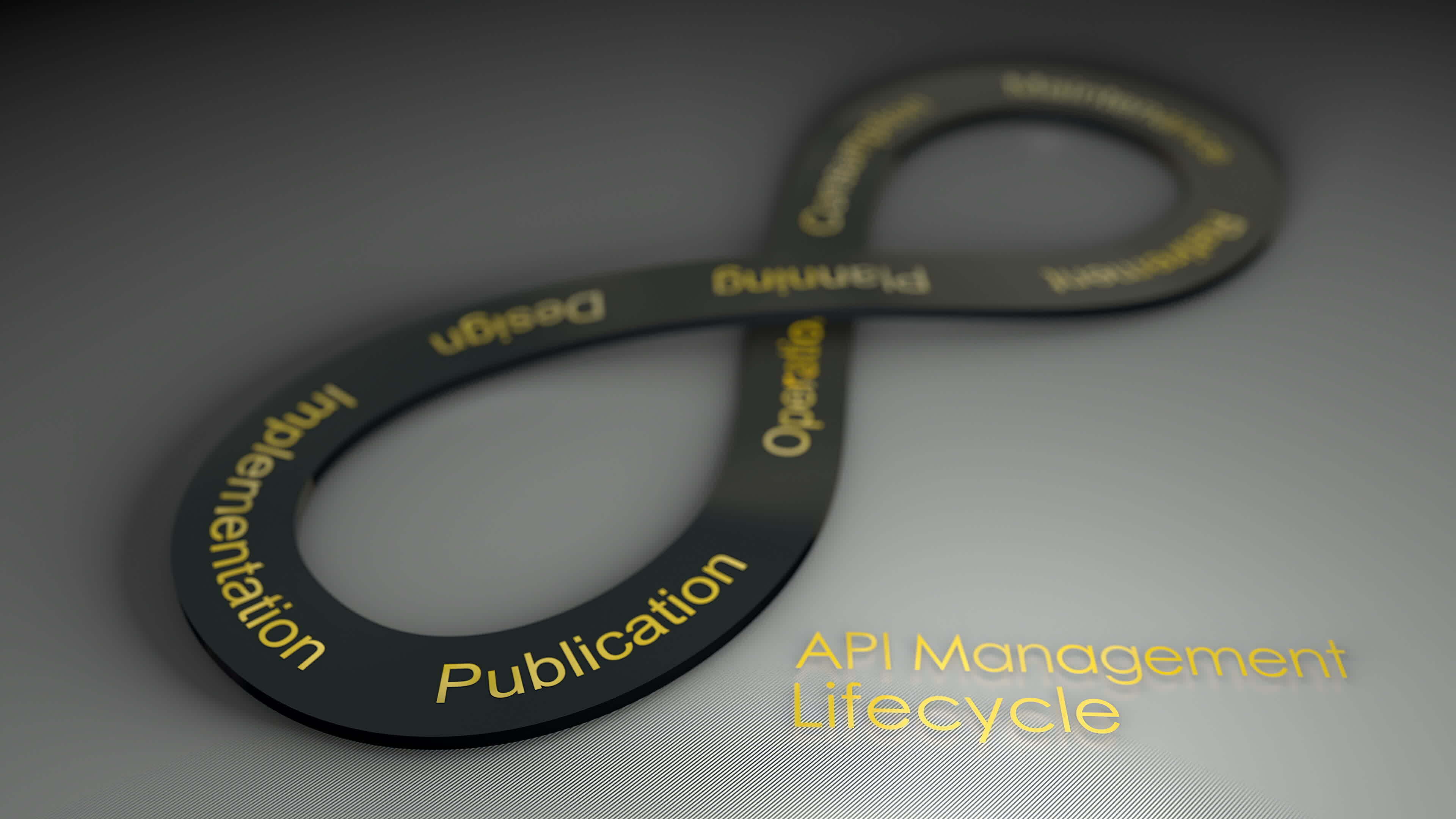API Management Lifecycle concept animation background. 23952840 Stock ...