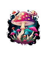 Magical Mushroom Sublimation png