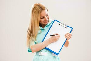 Portrait of a nurse photo