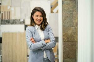 Women who own a bathroom-related shop photo