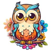 Cute Stickers Owls png