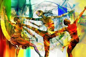 international day of dance abstract illustration photo