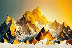 International Mountain Day Background abstract illustration photo