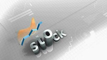 wachsend Diagramm Lager Wert, Statistik, Daten, Leistung. video
