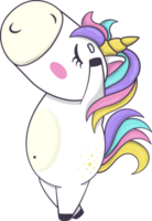 cute Unicorns watercolor png