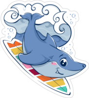 shark stickers quotes design png