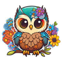 Cute Stickers Owls png