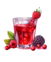 Juice Drawing Watercolor Sublimation png