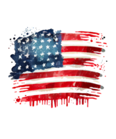 4th of July American Patriot watercolor png