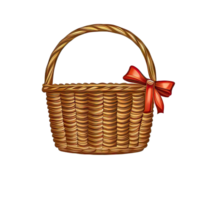 Easter egg stickers basket watercolor png