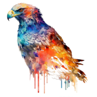 Thunderbird watercolor illustration isolated, png