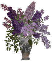 lilás flor, ai generativo png