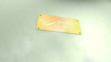 Public smoking area, isolate, ventilate, smokes. video
