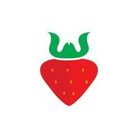 creative viking strawberry logo vector