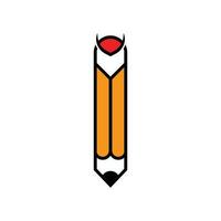 creative pencil logo vector