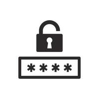 password icon vector design illustration