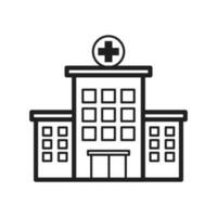 hospital icono vector diseño ilustración