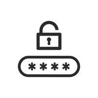 password icon vector design illustration