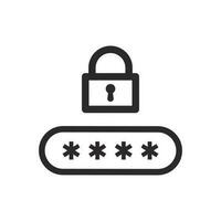 password icon vector design illustration