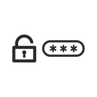 password icon vector design illustration