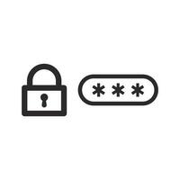 password icon vector design illustration