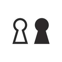 keyhole icon vector design illustration