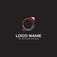 Abstract business logo vector. O letter modern simple and minimalistic logo template. Vector illustration. Elegant logo