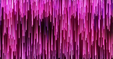 astratto neon caduta linee, pioggia di rosa e viola raggiante particelle, 4k, senza soluzione di continuità ciclo continuo video