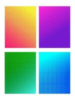 Set of different style seamless abstract pattern background. Can be used template or flyer, brochure design. vector