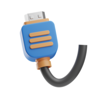 teknologi hdmi kabel- 3d illustration png