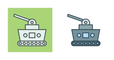 icono de vector de tanque