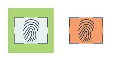 Fingerprint Vector Icon