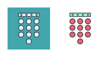 Passcode Lock Vector Icon