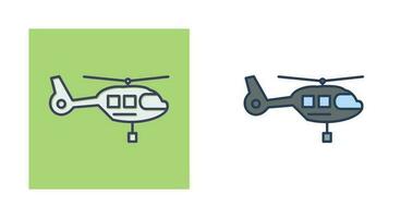 icono de vector de helicóptero