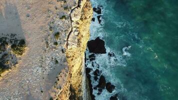 4k aerial footage of Bunda Cliffs SA video