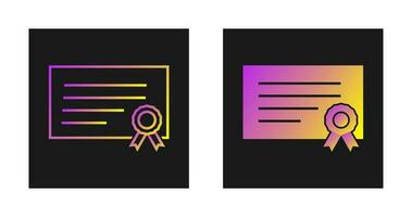 Diploma Vector Icon