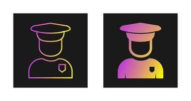 Security Guard Vector Icon