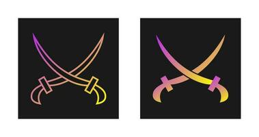 Two Swords Vector Icon