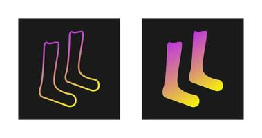 Pair of Socks Vector Icon