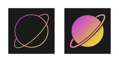 icono de vector de saturno