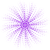 abstrakt Feuerwerk isoliert auf transparent Hintergrund. png