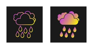 Light Rain Vector Icon