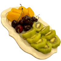 frutta su un' piatto png