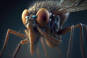 mosquito ultra macro illustration photo