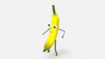 Children video animation, dancing Banana