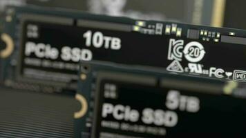 3D animation, high capacity computer SSD storage video