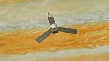 Júpiter missão, Juno nave espacial video