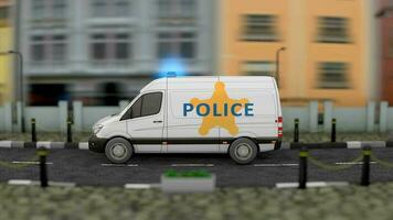 openbaar Gezag voertuig, Politie logistiek busje video