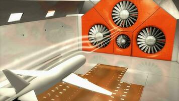 Aeroacoustics, wind tunnel video